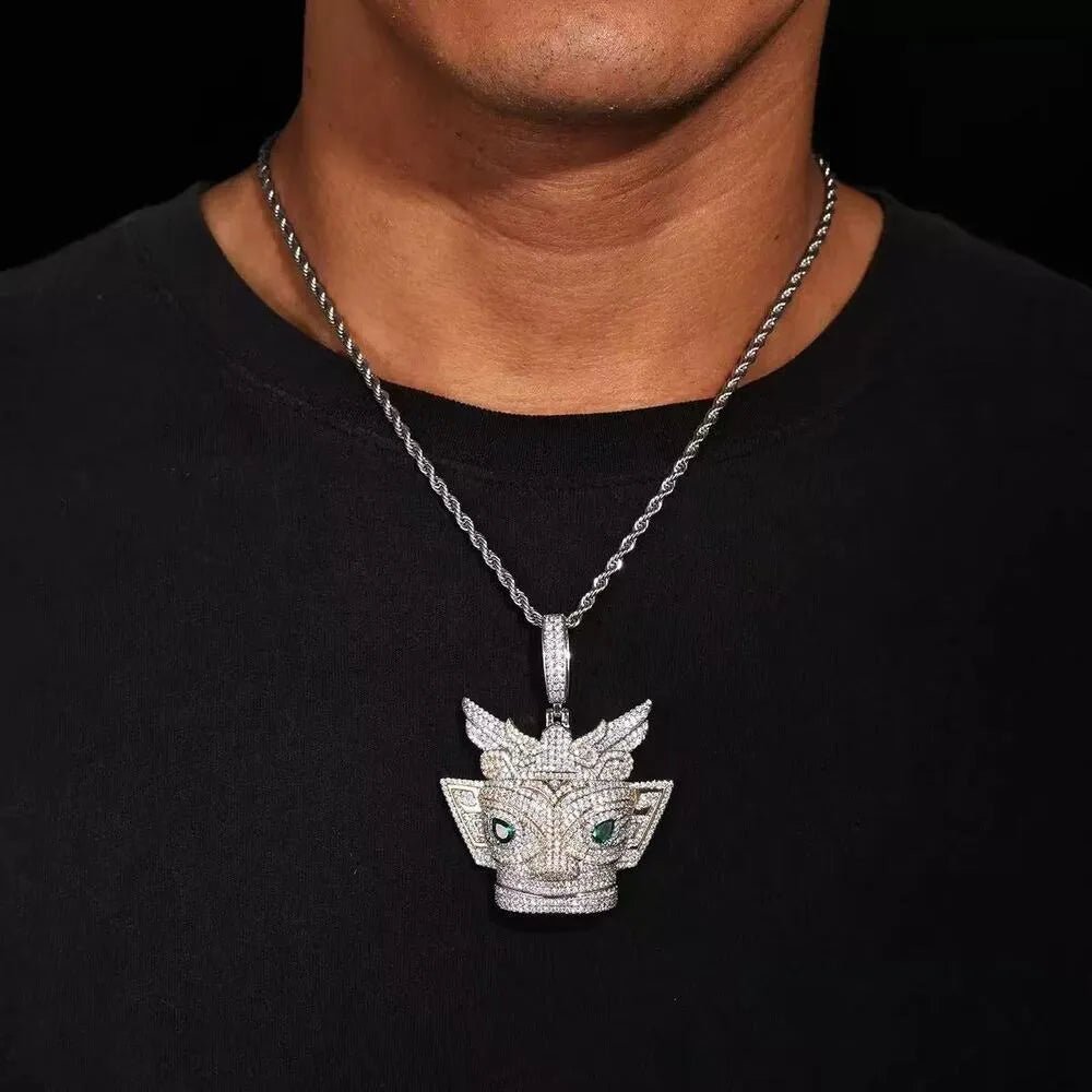 Sanxingdui Diamond-Encrusted Pendant - TONGSHOP / Length:16 / Length:18