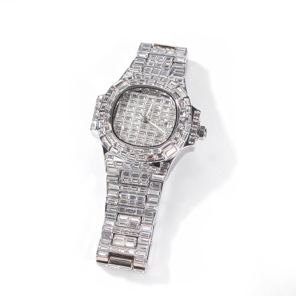 Starry Square Diamond Ice Watch - TONGSHOP